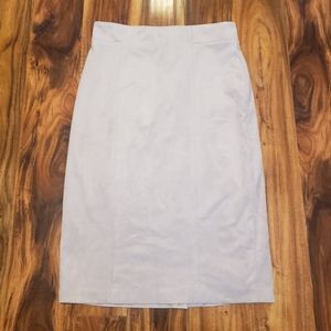 Microfiber Pencil Skirt